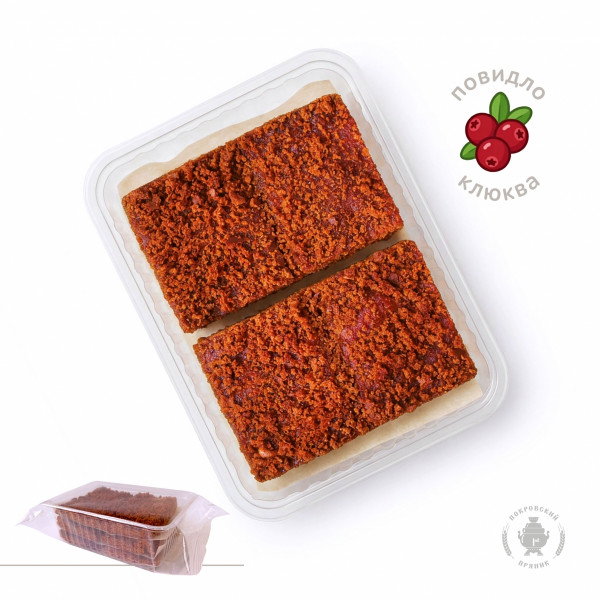 №3 Пряник 400г с фруктовой начинкой Клюква  в Гуково