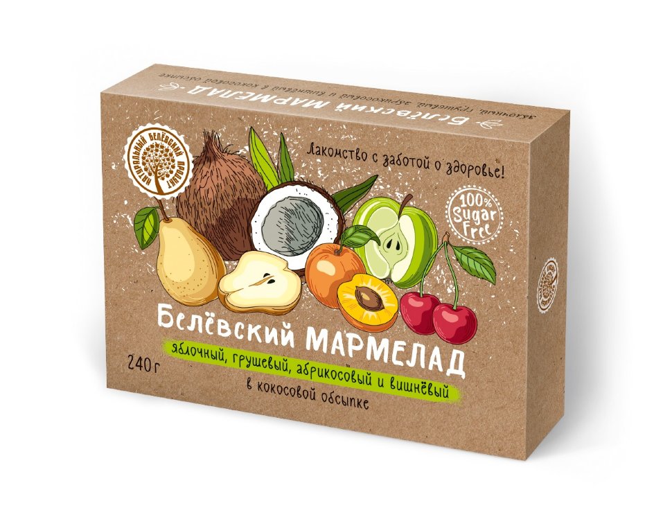  Мармелад белевский на фруктозе 240г  в Гуково